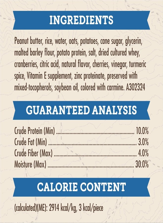 Zuke's Zuke’s Trail Mix Pet Treats For Dogs of All Sizes, Soft Dog Treats With Real Peanut Butter and Oats Recipe - 6 oz. Pouch - Image 5